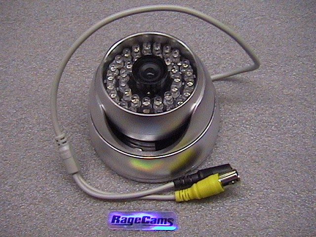 PRO MARINE WATERPROOF IR DOME TV CAMERA SILVER+50CABLE  