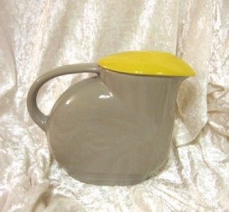 Vintage Hall GE Refrigerator Water Jug With Lid Rare  