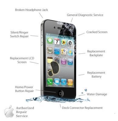 iPhone 4s   Water Damage   Professional Repair Service (OEM)  