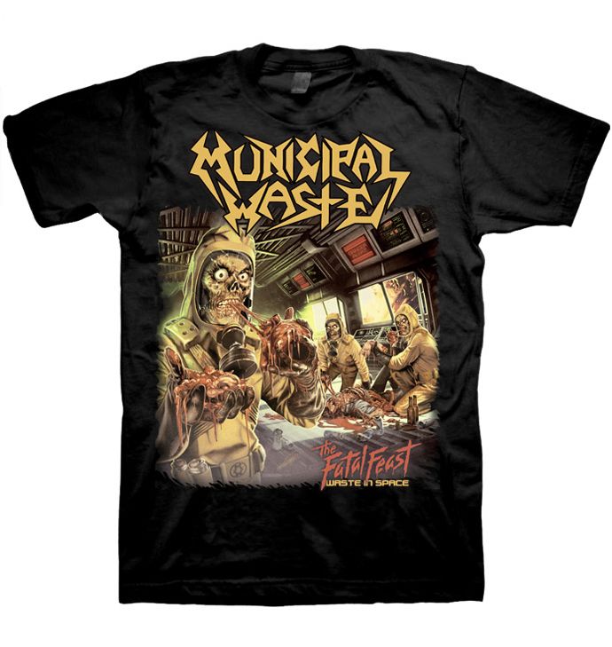 Municipal Waste Fatal Feast Shirt Thrash Metal Speed  