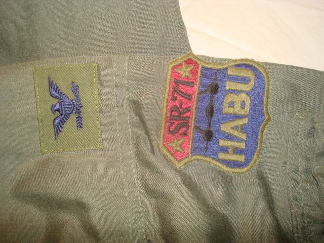 RARE Original USAF SR 71 Blackbird Colonel Flight Suit Patches Air 