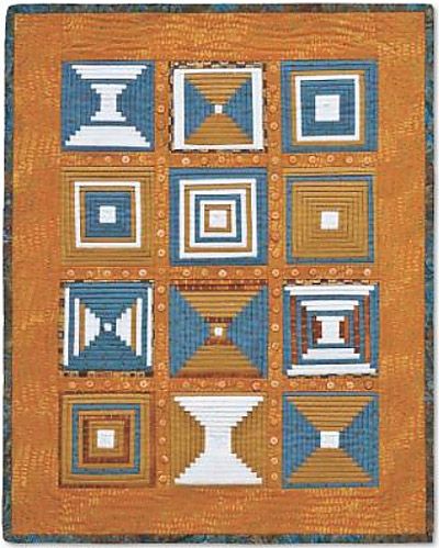 FOLDED LOG CABIN QUILTS Foundation Pieced Way NEW BOOK  