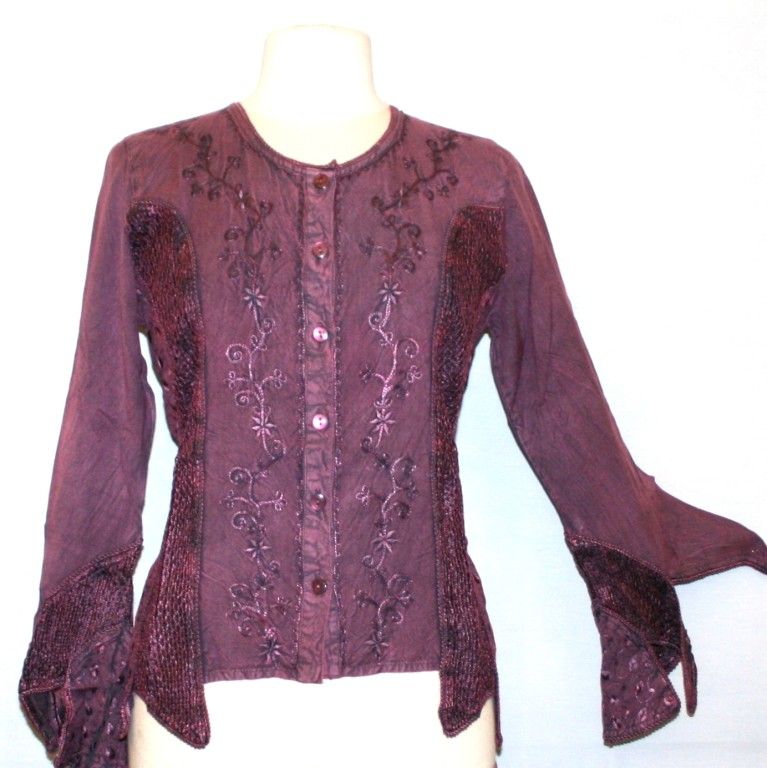 RENAISSANCE VICTORIAN PEASANT GYPSY VINTAGE top blouse  