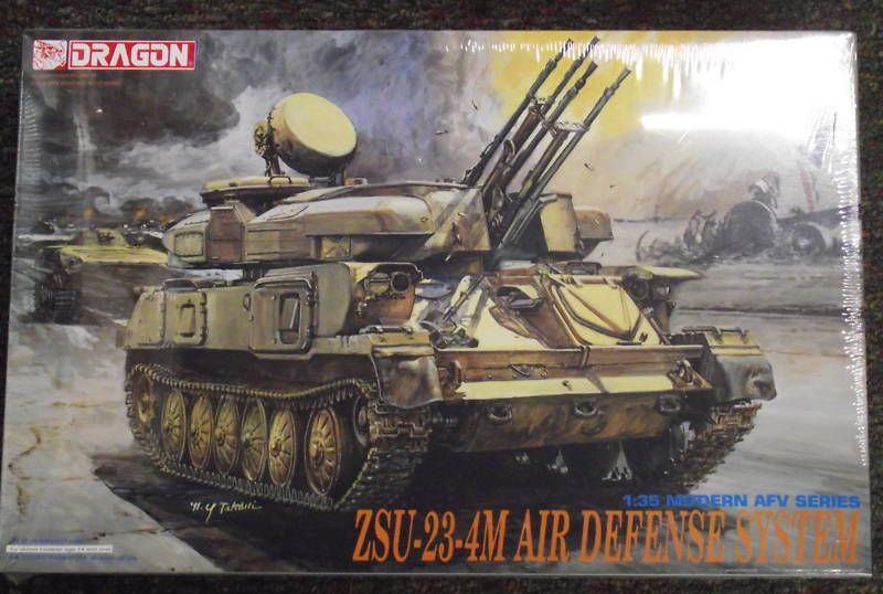 35 Soviet ZSU 23 4M Air Defense System Model Kit  