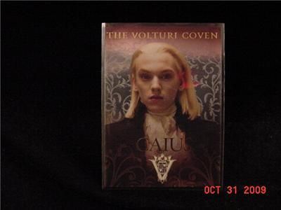 09 NECA New Moon Volturi Coven CAIUS VO 4 Foil Insert  