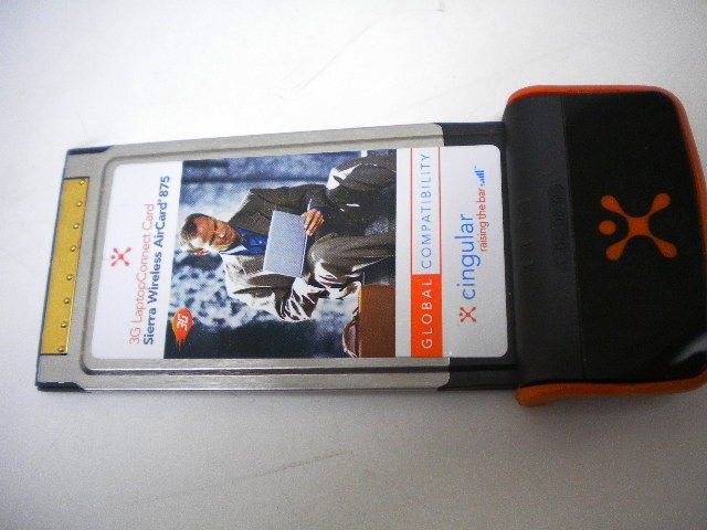 Sierra Laptop Wireless Acces Aircard # 875 3G Cingular  