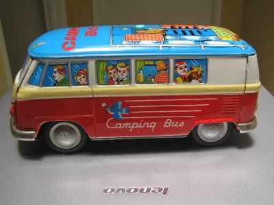 Yonezawa Japan Tin BO VW VolksWagen Camping Bus scarce  