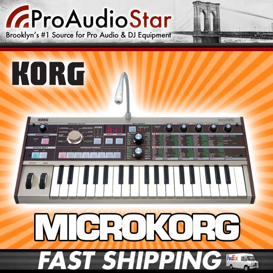   microKORG 37 mini Micro key 4 voice Synthesizer & Vocoder PROAUDIOSTAR