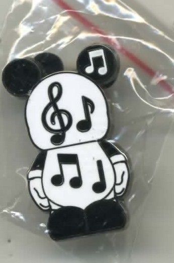 DISNEY VINYLMATION JR. MUSIC NOTE CHASER SERIES 1 PIN  