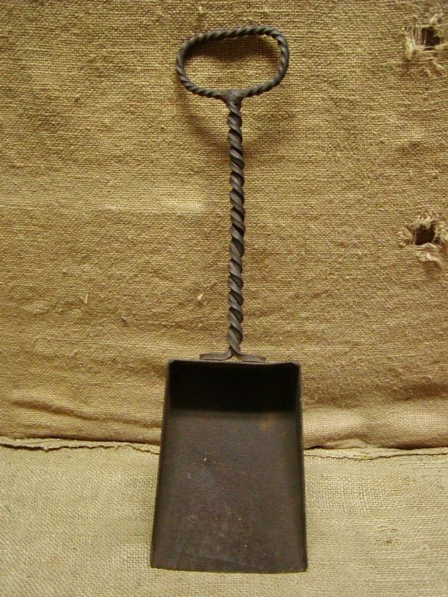 Vintage Fire Coal Shovel  Antique Old Metal Iron RARE  