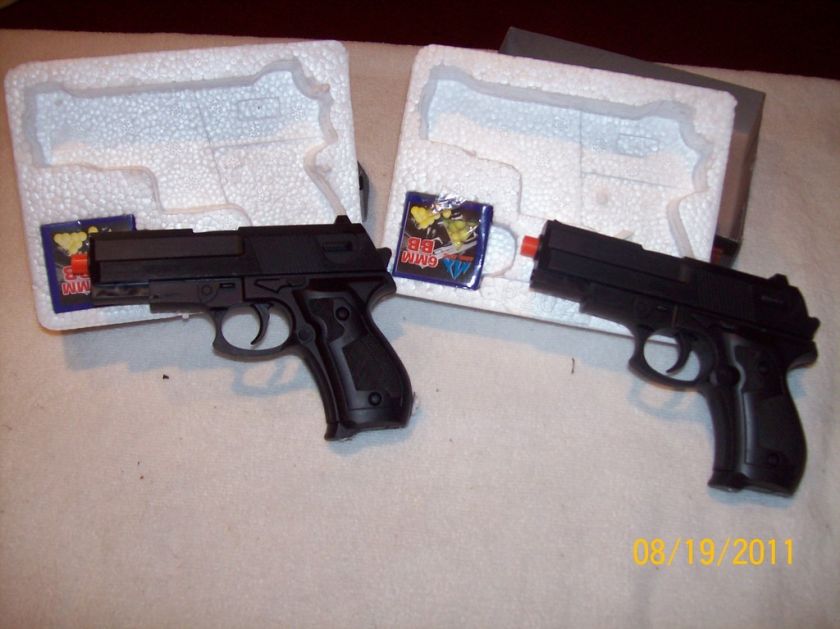 Lot of 2 VERY low power P204 AIRSOFT Pistols AIR SOFT  