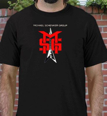 MICHAEL* SCHENKER* LOGO T SHIRT SIZE S M L XL 2XL 3XL  