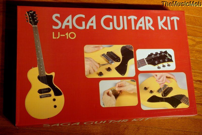 NEW SAGA LJ 10 LP Jr STYLE ELECTRIC GUITAR BUILDER KIT  