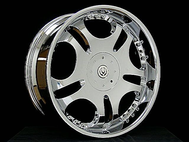 CENTER CAP CHROME MILANO WHEEL M702 907 2 PIECES  