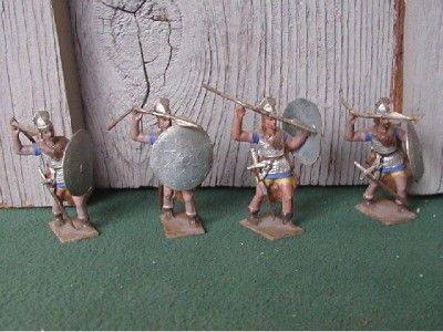 Mignot CBG,16 Gauls, Lead soldiers,Very Old,Very Rare  