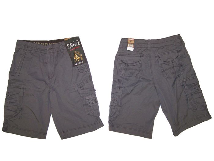 UnionBay Mens Palm Cargo Shorts Y18VT36 Satellite NWT*  