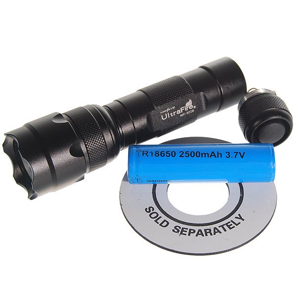 UltraFire Cree 3 Mode 250 Lumen LED Flashlight Clip  