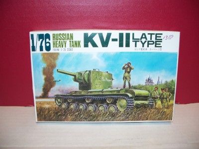 FUJIMI 1/76 RUSSIAN HEAVY TANK KV II LATE TYPE MIB  