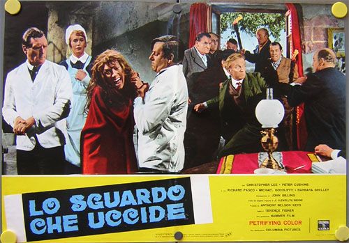 hp32 THE GORGON HAMMER CUSHING LEE 10 orig POSTER ITALY  