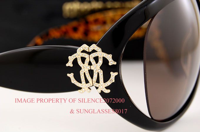 New Roberto Cavalli Sunglasses RC 383 383S U16 BLACK  