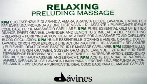 24 DAVINES AROMATHERAPY SPA SCALP RVTLZNG MASSAGE OIL  