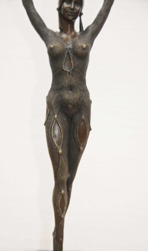 Chiparus Art Deco Bronze Dancer Figurine  