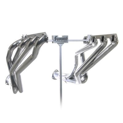 Summit Racing Metallic Ceramic Coated Headers Silver Ceramic Coated 1 