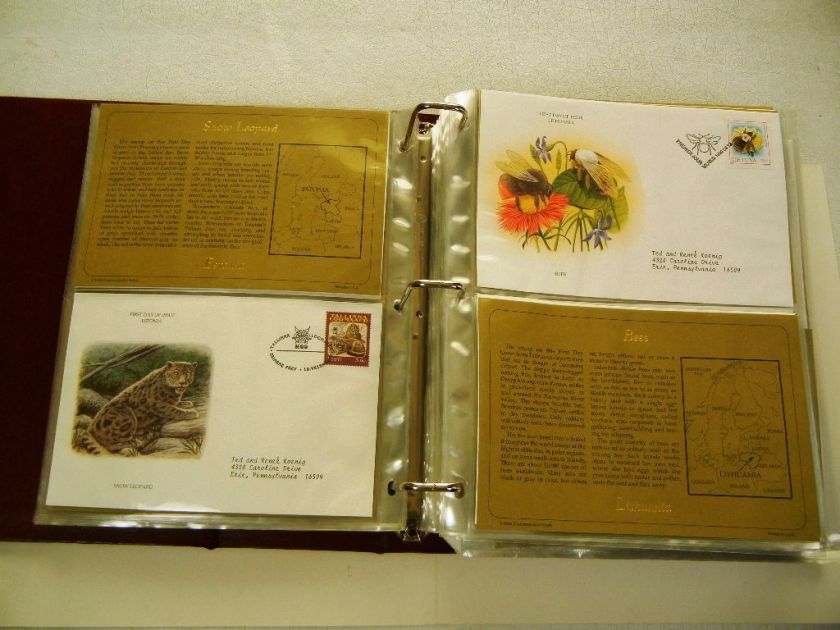 WW, 120 FDCs in a specialty album by PCS  