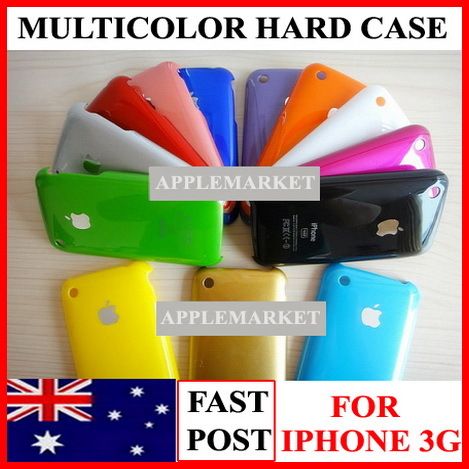   Hard Case Skin Cover Back Shell For iPhone 3GS 3G (Multicolor)  