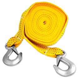 20 FOOT ATV RECOVERY TOW STRAP CABLE ROPE WITH HOOKS  
