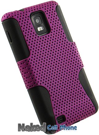   SKIN HARD MESH CASE HYBRID COVER FOR SAMSUNG INFUSE 4G i997  