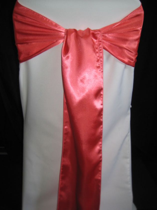 WEDDING BANQUET CHAIR SASHES BOWS TIES