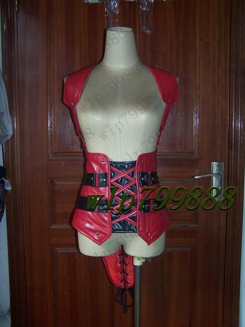 Bartman Arkham harley quinn corset Cosplay costume new  