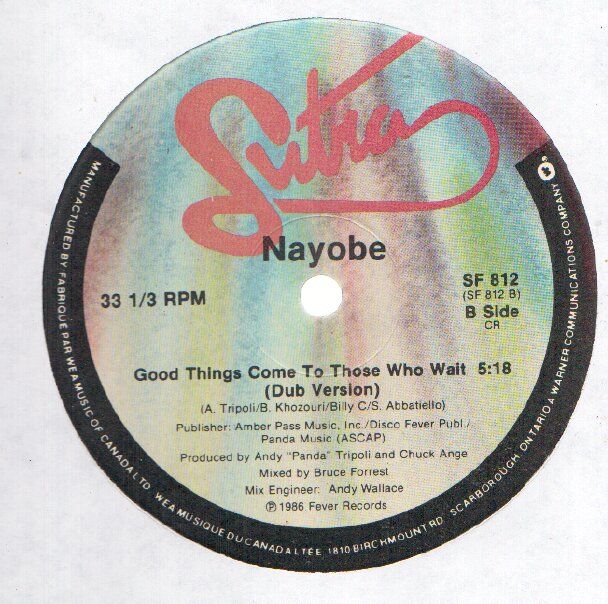 Nayobe Good Things Come To Those Who Wait 12 VG+/VG++  