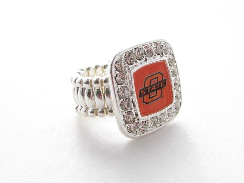 Oklahoma State Cowboys Stretch Ring Jewelry OSU  