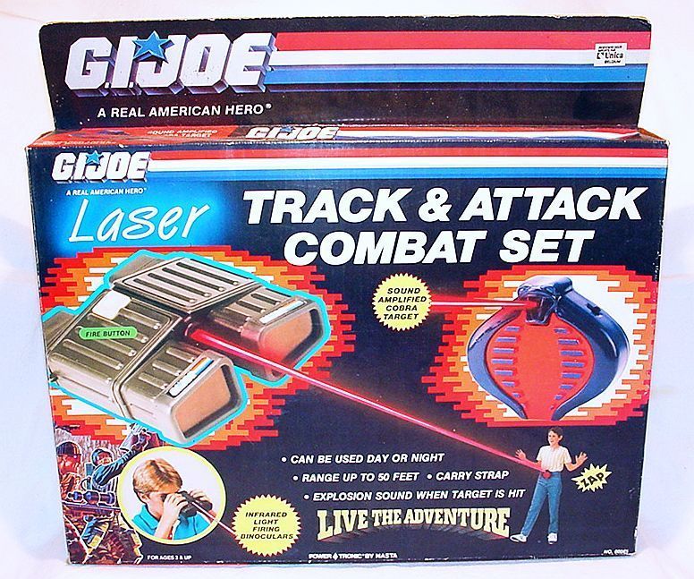 Hasbro Nasta GI JOE TRACK & ATTACK COMBAT SET MIB`87  