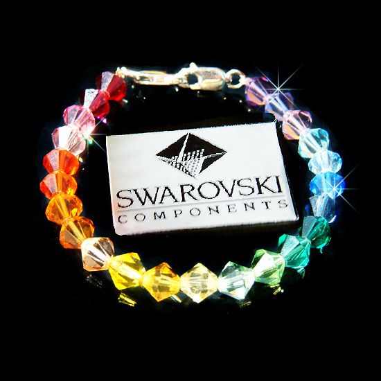 RAINBOW Crystal Medical ID Alert Bracelet ~REPLACEMENT~  