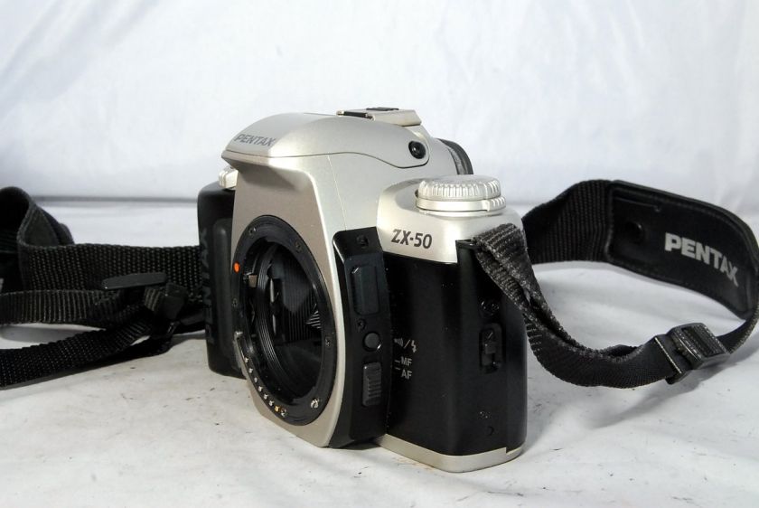 Pentax ZX 50 camera body only with instruction manual AF rated A 