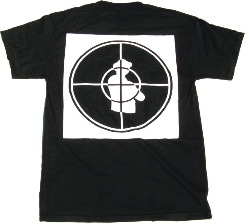 PUBLIC ENEMY Classic CROSS HAIRS TARGET Mens Tee Shirt  