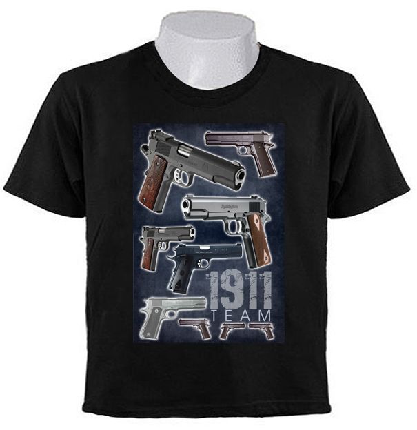 KIMBER BERETTA TAURUS COLT 1911 pistol TEAM 2012 T SHIRTS range 