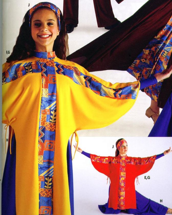 NWT PRAISE TUNIC TABARD LITURGICAL DANCE ROYAL BLUE  