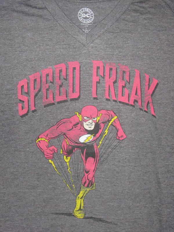 ThE fLaSh DC CoMiC BoOk hErO ViNtAgE PrEmiUm sHiRt 2XL  