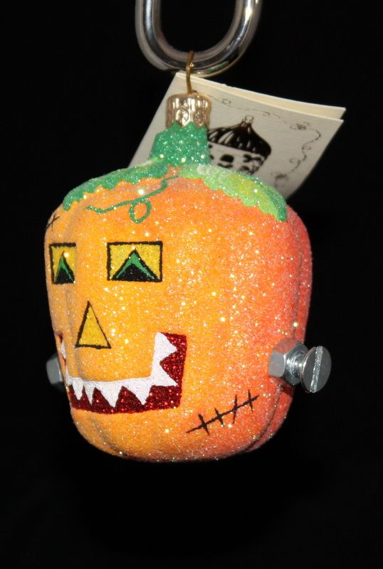 Patricia Breen Franken Pumpkin Halloween Ornament NEW  