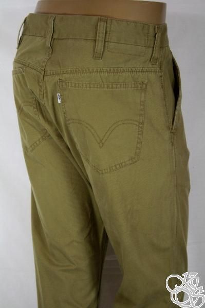   Trouser Cougar Khaki Sits at Waist Straight Leg Mens Pants New  