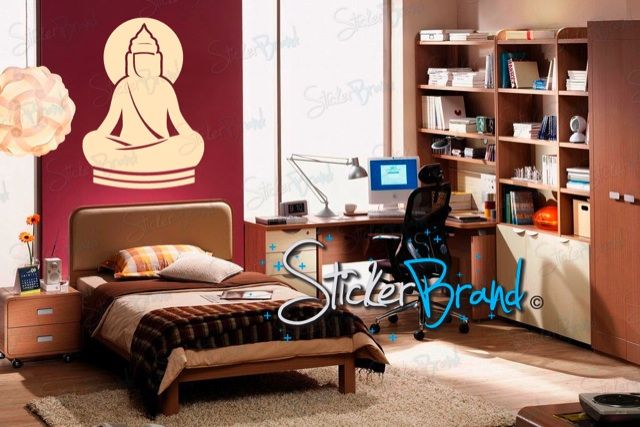 Vinyl Wall Decal Sticker Buddha Buddhism  