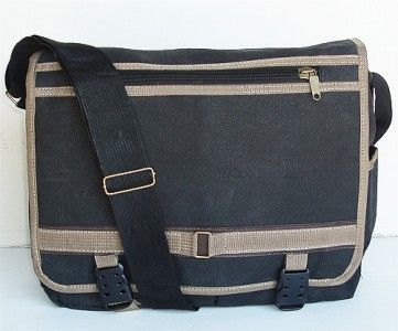 MILITARY CANVAS MESSENGER BAG BACKPACK LAPTOP BOOKBAG  