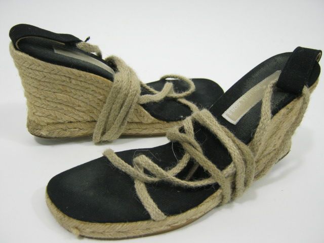 MICHAEL KORS Tan Strappy Espadrilles Wedges Sz 9  