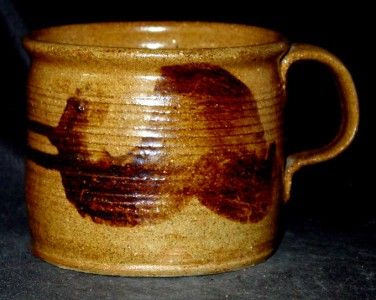 Marked Wayne Branum Mingei Pottery Coffee Cup Warren Mackenzie  