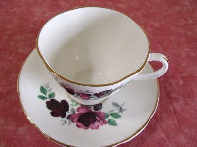   STUART BONE CHINA CUP AND SAUCER SET ENGLAND SPENCER STEVENSON  