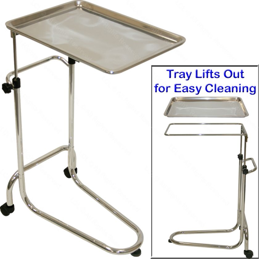 MAYO STAINLESS STEEL TRAY MEDICAL DENTIST DOCTOR SALON  